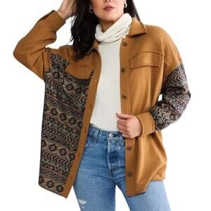 Buckle Miss Me Southwest Print Shacket